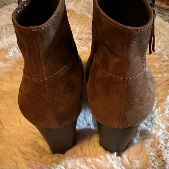 Cole Haan Brown Suede Ankle Boots Size 10 - Picture 5 of 8